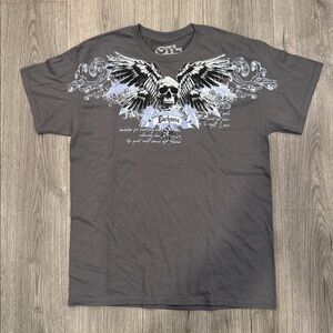 On The Low OTL Darkness Skull Men’s Tee Size Large